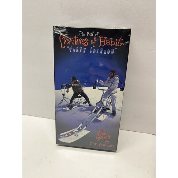 The Best of Creatures of Habit Party Edition (1998) Snowboard VHS Tape - New! - Picture 1 of 5